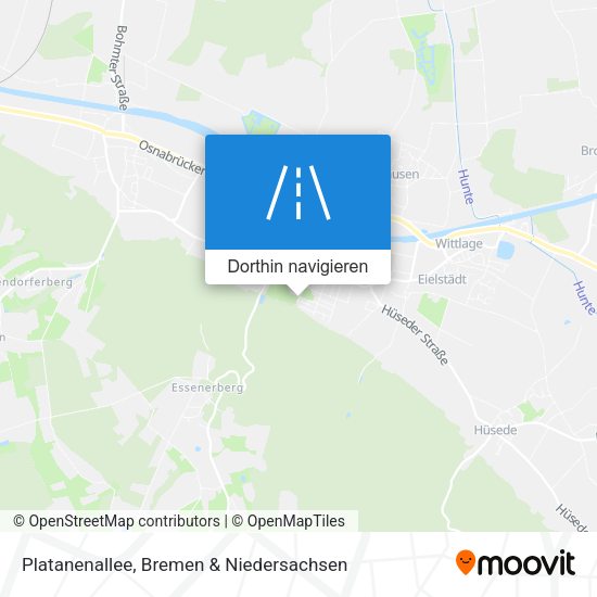 Platanenallee Karte