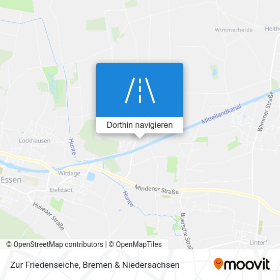 Zur Friedenseiche Karte
