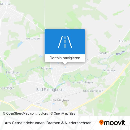 Am Gemeindebrunnen Karte