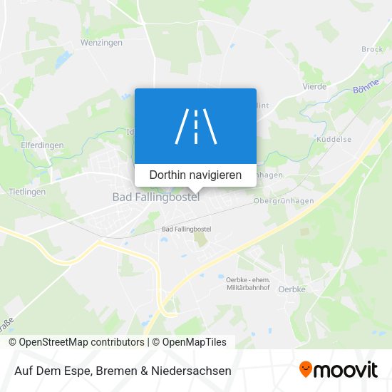 Auf Dem Espe Karte