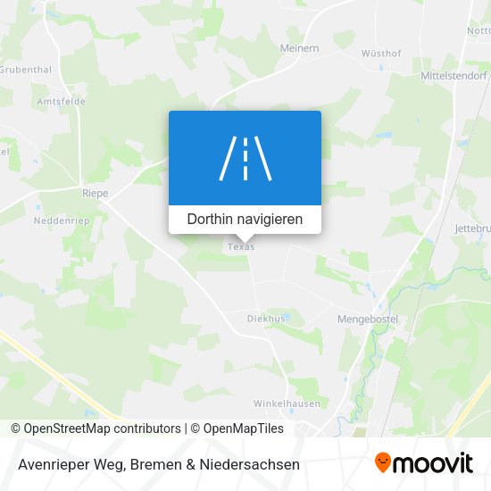 Avenrieper Weg Karte