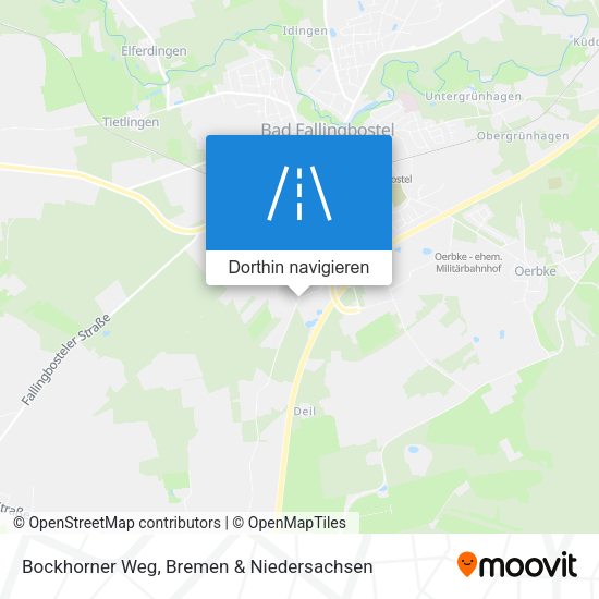 Bockhorner Weg Karte
