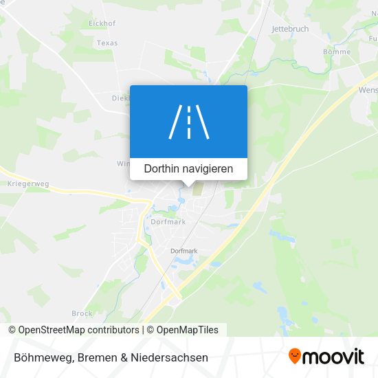 Böhmeweg Karte