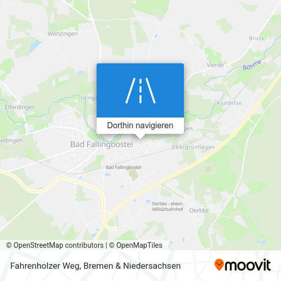Fahrenholzer Weg Karte