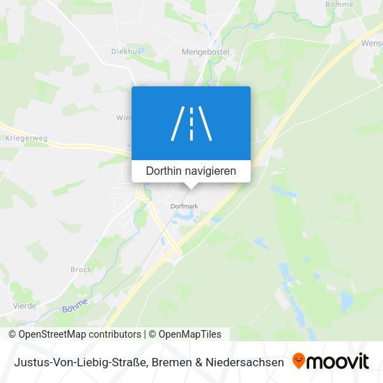 Justus-Von-Liebig-Straße Karte