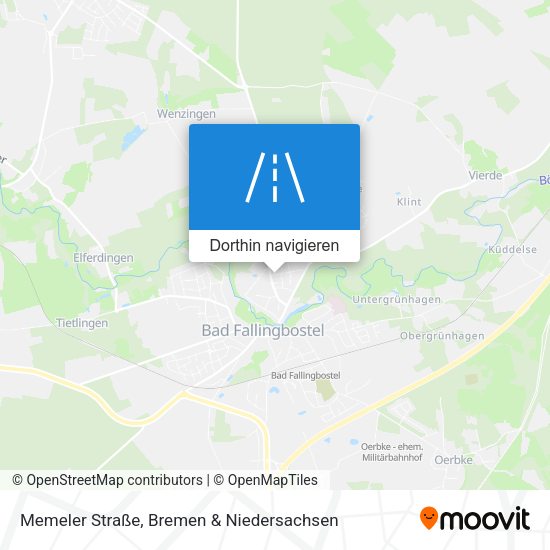 Memeler Straße Karte