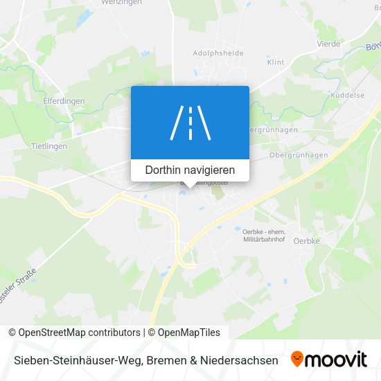 Sieben-Steinhäuser-Weg Karte