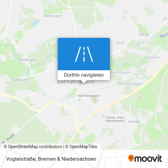 Vogteistraße Karte