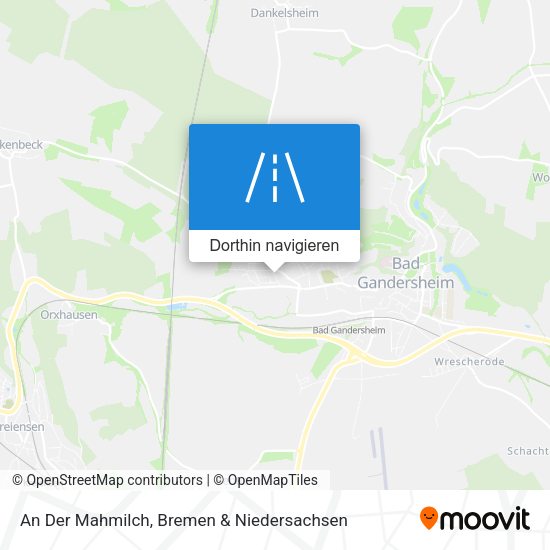 An Der Mahmilch Karte