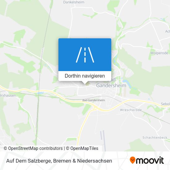 Auf Dem Salzberge Karte