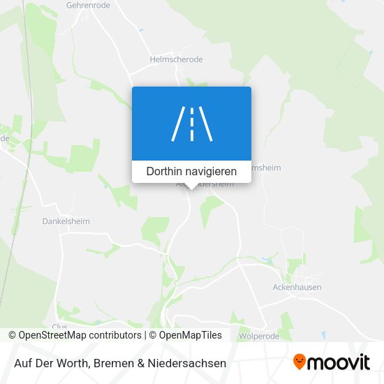 Auf Der Worth Karte