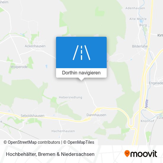 Hochbehälter Karte