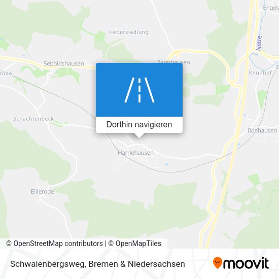 Schwalenbergsweg Karte