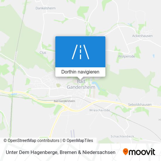 Unter Dem Hagenberge Karte