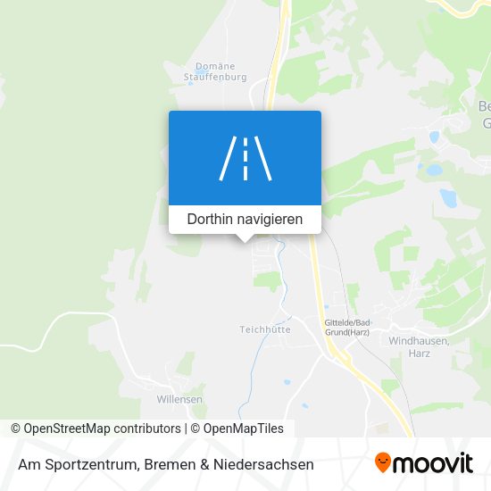 Am Sportzentrum Karte
