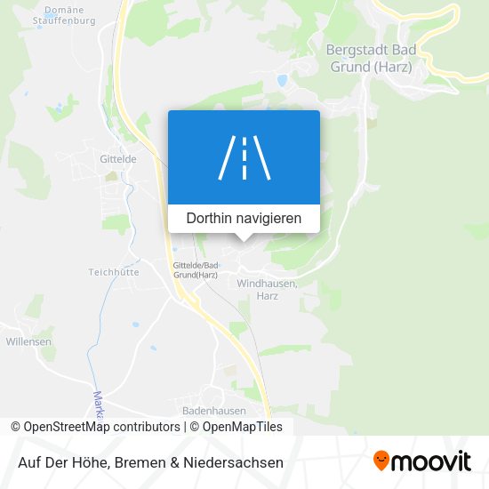 Auf Der Höhe Karte