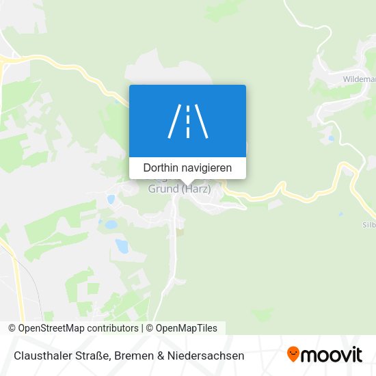 Clausthaler Straße Karte
