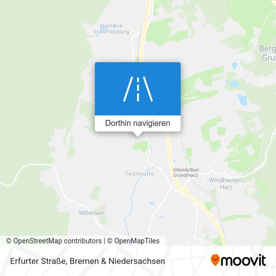 Erfurter Straße Karte