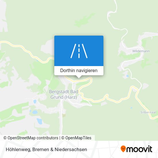 Höhlenweg Karte