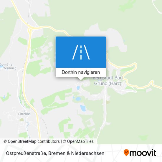 Ostpreußenstraße Karte