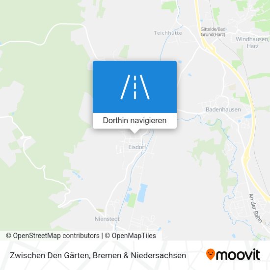 Zwischen Den Gärten Karte