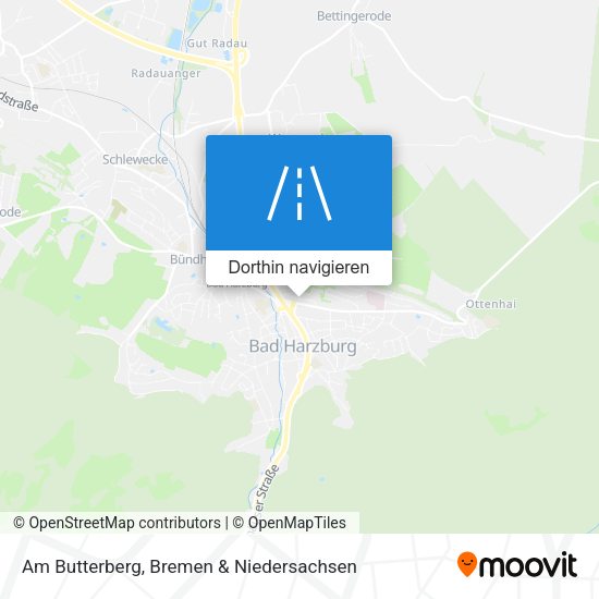 Am Butterberg Karte