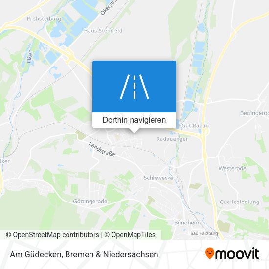Am Güdecken Karte
