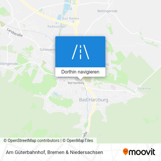 Am Güterbahnhof Karte