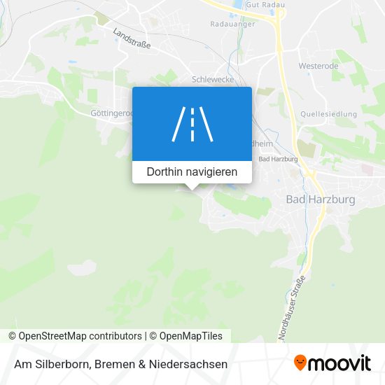 Am Silberborn Karte