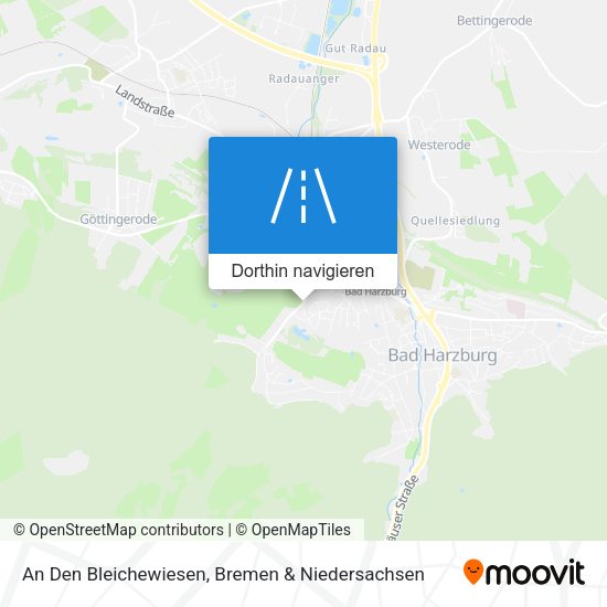 An Den Bleichewiesen Karte