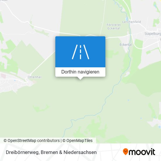 Dreibörnerweg Karte