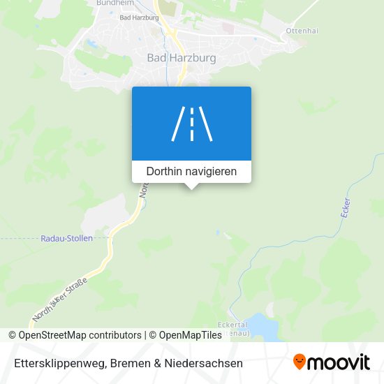 Ettersklippenweg Karte