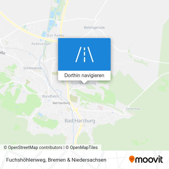 Fuchshöhlenweg Karte