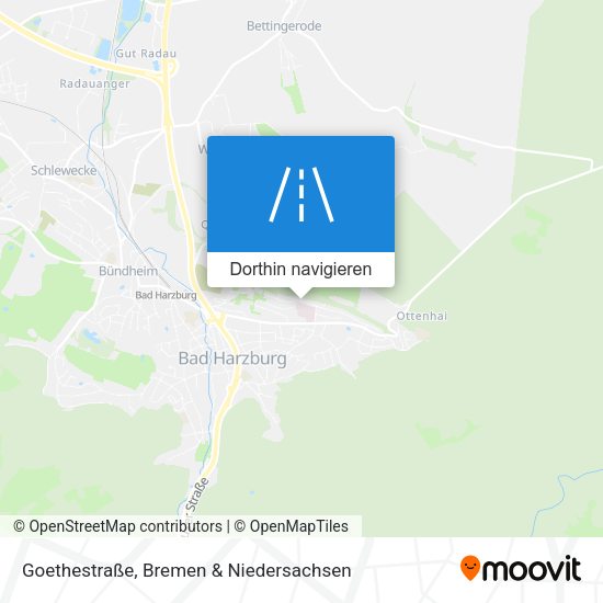 Goethestraße Karte