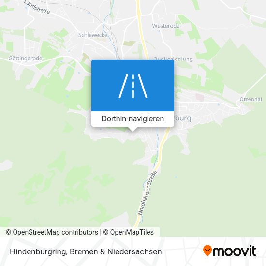 Hindenburgring Karte