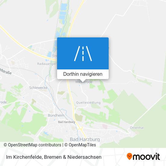 Im Kirchenfelde Karte