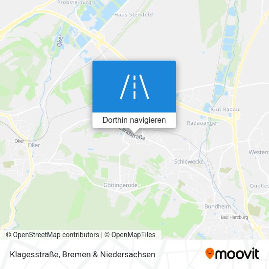 Klagesstraße Karte