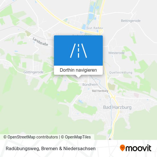 Radübungsweg Karte