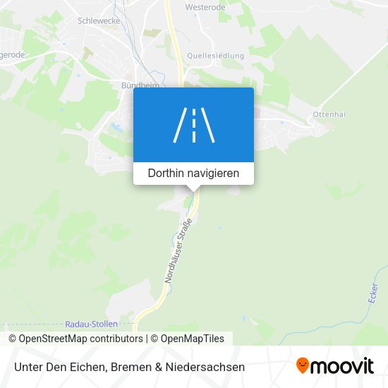 Unter Den Eichen Karte