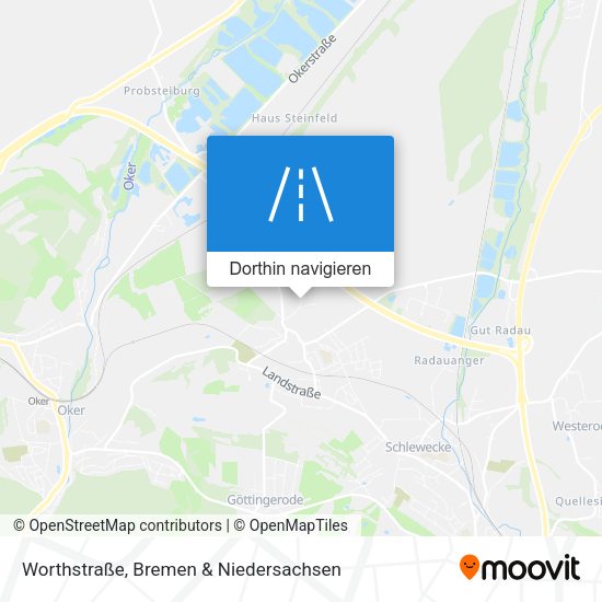 Worthstraße Karte