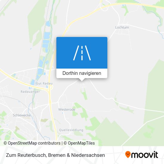 Zum Reuterbusch Karte