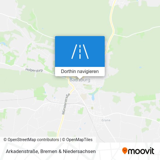 Arkadenstraße Karte