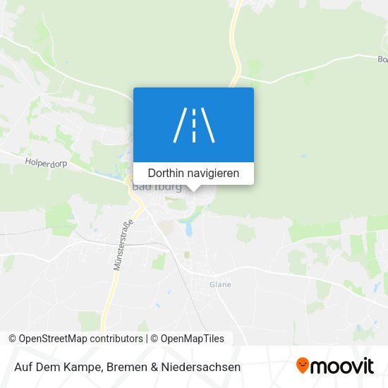 Auf Dem Kampe Karte