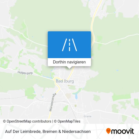 Auf Der Leimbrede Karte
