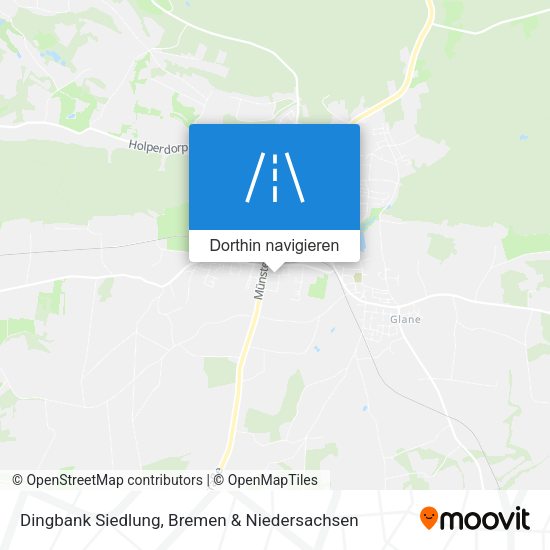 Dingbank Siedlung Karte