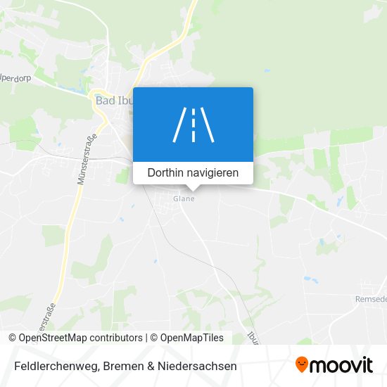 Feldlerchenweg Karte