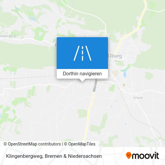 Klingenbergweg Karte