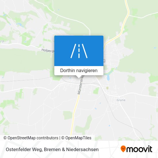 Ostenfelder Weg Karte