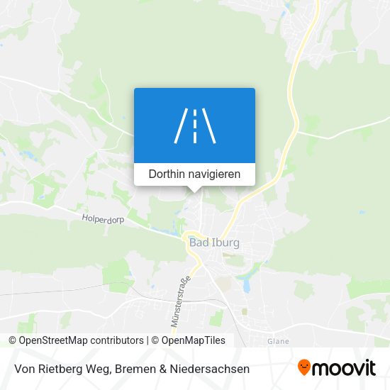 Von Rietberg Weg Karte