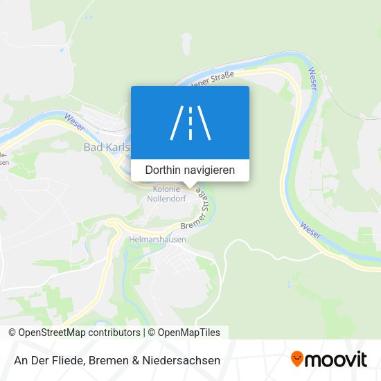 An Der Fliede Karte